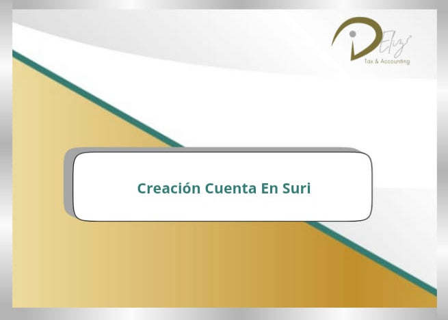 Creación Cuenta en Suri